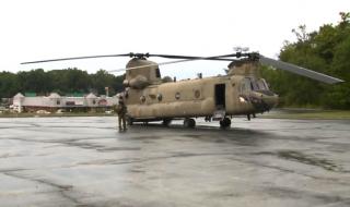 Хеликоптер кацна на... паркинг на ресторант