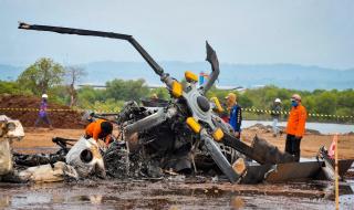 Четирима загинали след падане на хеликоптер
