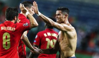 Роналдо спаси Португалия от срам, записа и рекорд
