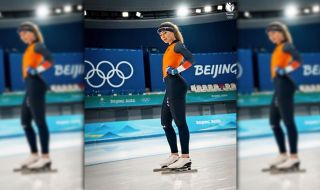 Олимпийска кънкьорка топи ледовете в Пекин от сексапила си (СНИМКИ)