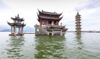 Сушата намали със 75% водата в най-голямото сладководно езеро в Китай (ВИДЕО+СНИМКИ)