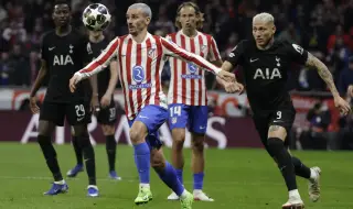 Атлетико Мадрид разгроми Тотнъм в голов спектакъл 
