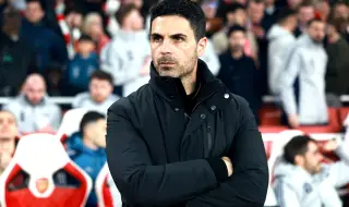 Микел Артета застана зад играчите си след драматичното отпадане на Арсенал от ФА Къп