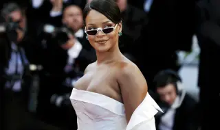 Риана позира само по диадема на Dior за корицата на сп. Elle (СНИМКИ)