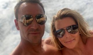 Джон Тери разпуска със съпругата си на яхта в Португалия