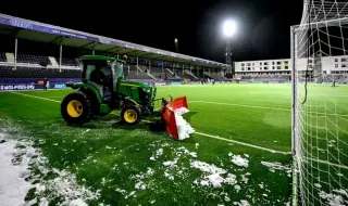 В Бодьо са изринали 80 тона сняг за срещата си с Интер