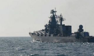 Мистерия! В социалните медии се появи снимка на крайцера "Москва"