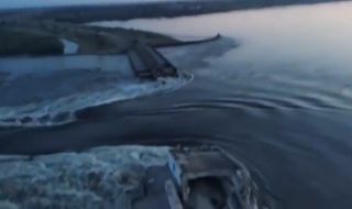 МНС започна разследване на взривяването на Каховския язовир