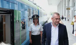 Министър Пеев ще представи първия електрически влак „Алстом“ за България