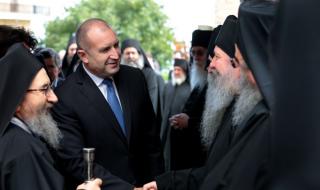 Президентът Румен Радев посети Света гора