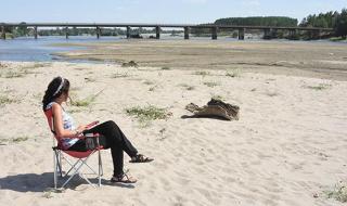 Река Тунджа край Одрин пресъхва