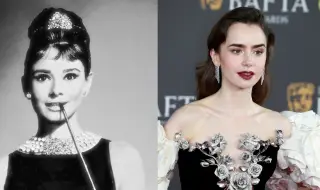 Лили Колинс ще изиграе Одри Хепбърн в биографичен филм за "Закуска в Тифани"