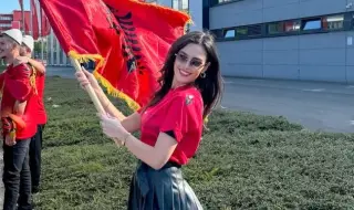 Албанска спортна журналистка разпали страстите в Сърбия (СНИМКА)