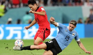 Две греди лишиха Уругвай от победа над Южна Корея