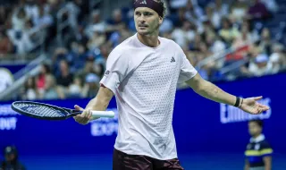 Александър Зверев оцеля в петсетова драма и продължава напред на US Open