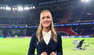 Забавен инцидент на "Уембли": Джо Коул и Лора Уудс в центъра на неочаквана футболна сцена