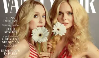 Сестрите Дакота и Ел Фанинг със секси къси панталонки във фотосесия за Vanity Fair (СНИМКИ)