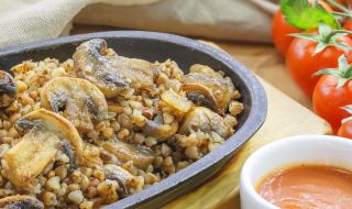 Рецепта за вечеря: Елда с гъби