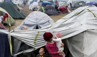 Бежански център от палатков тип в Хасковско