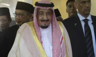 Приемат в болница кралят на Саудитска Арабия