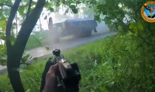 Чеченци устроиха зрелищна засада на камион с руски войници (ВИДЕО)
