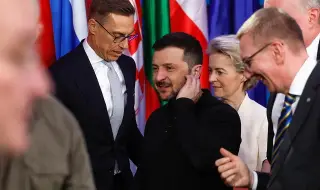 Стратегическа среща в Киев! Европейски лидери заплашиха Путин с по-тежки санкции, ако откаже 30-дневно спиране на огъня (ВИДЕО)