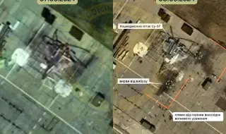 Позор за Русия: Украйна унищожи Су-57 на 589 километра разстояние