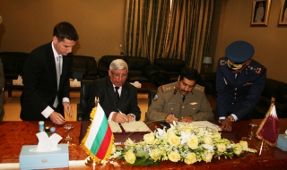 Подписахме споразумение за военно сътрудничество с Катар