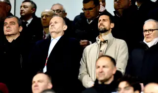 Новак Джокович подкрепи босненците по време на мача им с Италия - ВИДЕО