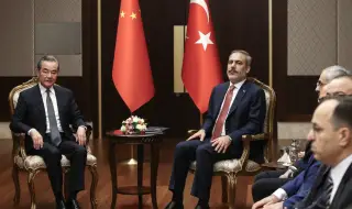 The Turkish foreign minister held high-level talks with Chinese officials on the second day of his visit 