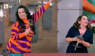 Оля Малинова започна деня в "Преди обед" с чаша вино (ВИДЕО)