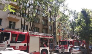 Голям пожар в центъра на София