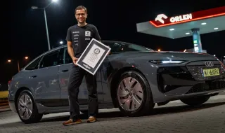 Audi A6 E-Tron измина над 1300 километра с едно зареждане