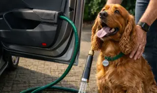 Новите „шкоди“ ще предлагат система за измиване на домашни любимци