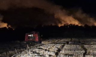 Пожар на територията на "Мини Марица-изток"