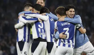 Реал Сосиедад триумфира в баското дерби и си осигури място на финала за Купата на Краля