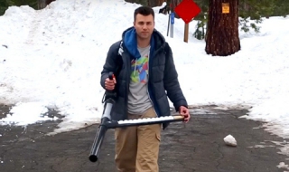 Картечница за снежни топки