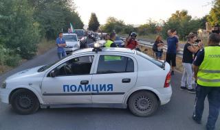 Блокираха пътя Стара Загора - Хасково