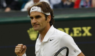 Блестящ Федерер бие безпроблемно