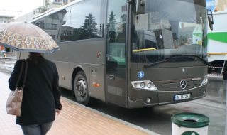 Автобусът на Славия закъса в Стара Загора