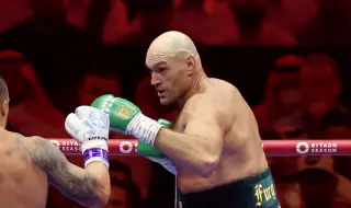 Тайсън Фюри разпали напрежението с остри думи към Антъни Джошуа преди мегасблъсъка с Джейк Пол