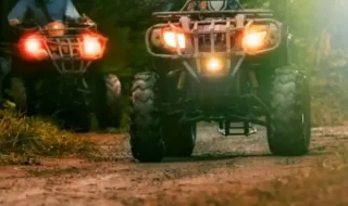 ATV crashed into a fountain in Gorna Oryahovitsa, the driver had almost 2 per mille of alcohol
