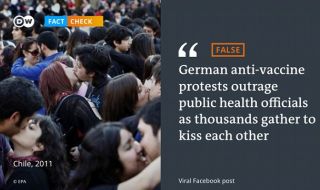 "Хиляди антиваксъри се целуват." Каква е истината за тази снимка?