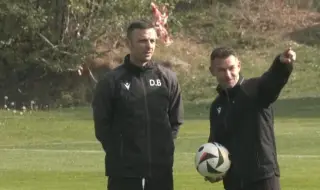 Dimitar Berbatov took part in the training of CSKA - Sofia in Pancharevo 