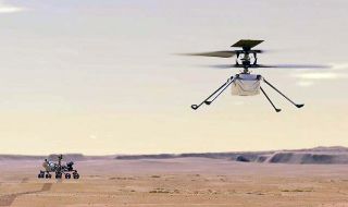 Хеликоптерът Ingenuity преживява първата си нощ на Марс 
