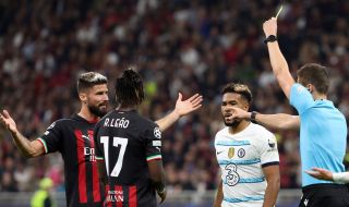 Съдийско издевателство над Милан в Шампионската лига