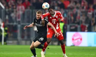 Байерн Мюнхен срази Борусия Мьонхенгладбах и затвърди лидерската си позиция в Бундеслигата