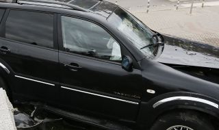 Джип катастрофира на АМ "Тракия" и затрудни движението по посока Бургас