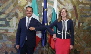 Захариева и Луиджи Ди Майо обсъдиха COVID-19