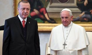 Ердоган към папата: Мълчанието на международната общност за Газа е "срамно"